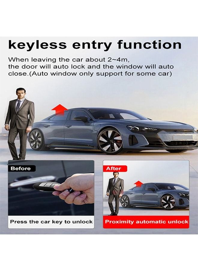 Generic - Smart key for cars that operate with a fingerprint only – equipped with a high-quality LCD screen to control the main functions of the car from the inside / B-ONE - Image 1