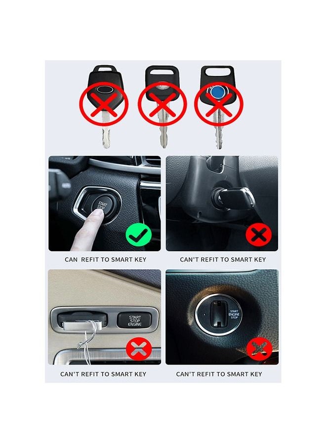 Generic - Smart key for cars that operate with a fingerprint only – equipped with a high-quality LCD screen to control the main functions of the car from the inside / B-ONE - Image 1