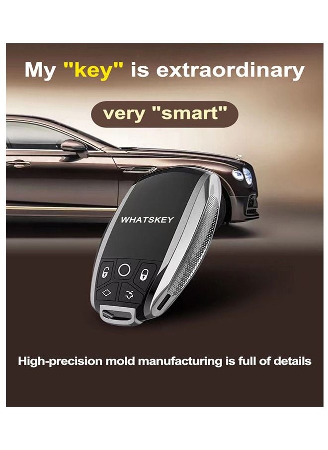 Generic - Smart key for cars that operate with a fingerprint only – equipped with a high-quality LCD screen to control the main functions of the car from the inside / B-ONE - Image 1