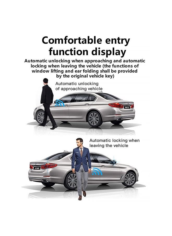Generic - Smart key for cars that operate with a fingerprint only – equipped with a high-quality LCD screen to control the main functions of the car from the inside / B-ONE - Image 1