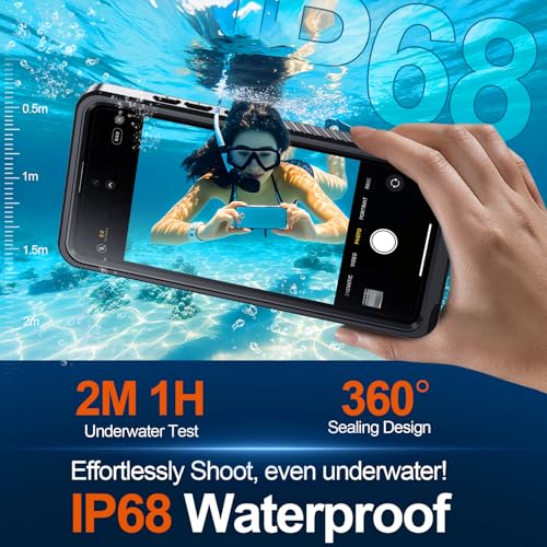 MOZOTER for Samsung Galaxy S26 Ultra Case Waterproof,[IPX8 Underwater Case][Full Body Shockproof & Military Dropproof]Built-in Screen Protector Clear Sound Quality for Samsung S26 Ultra 6.9 inch-Black - Image 3