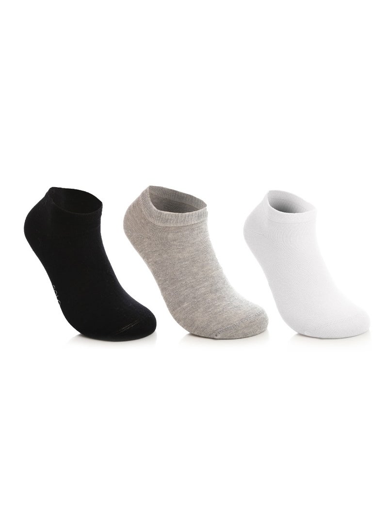 Solo Solo CARMEN Trendy Sneaker Pack Of 3 Socks For Women 
