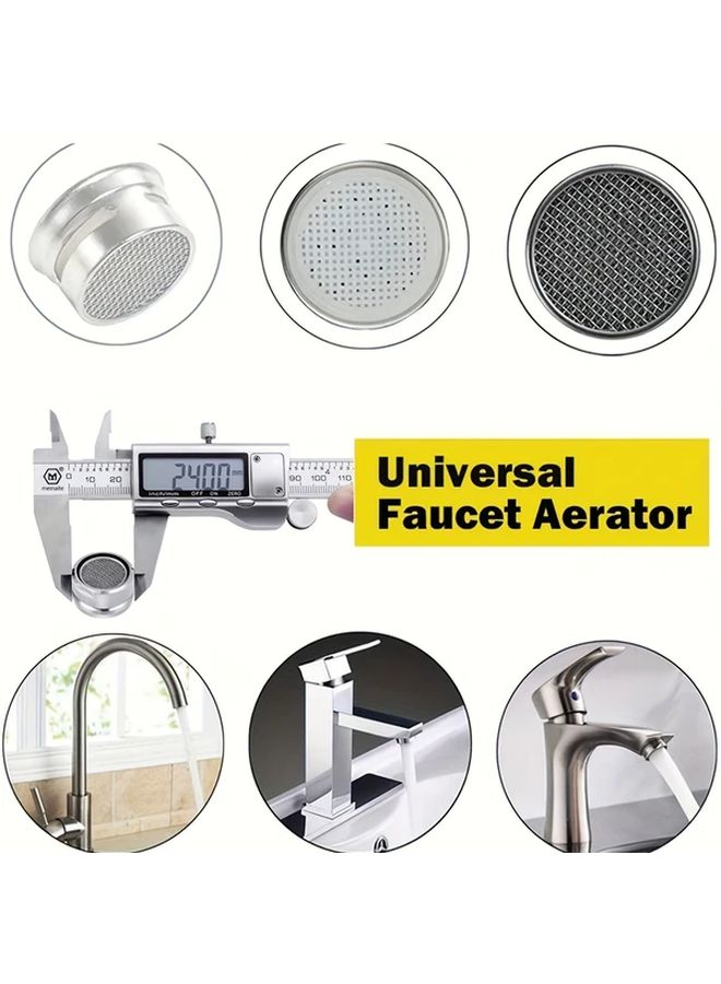 5pcs 24mm Faucet Aerator Replacement With Mixing Nozzle Filter - Image 2
