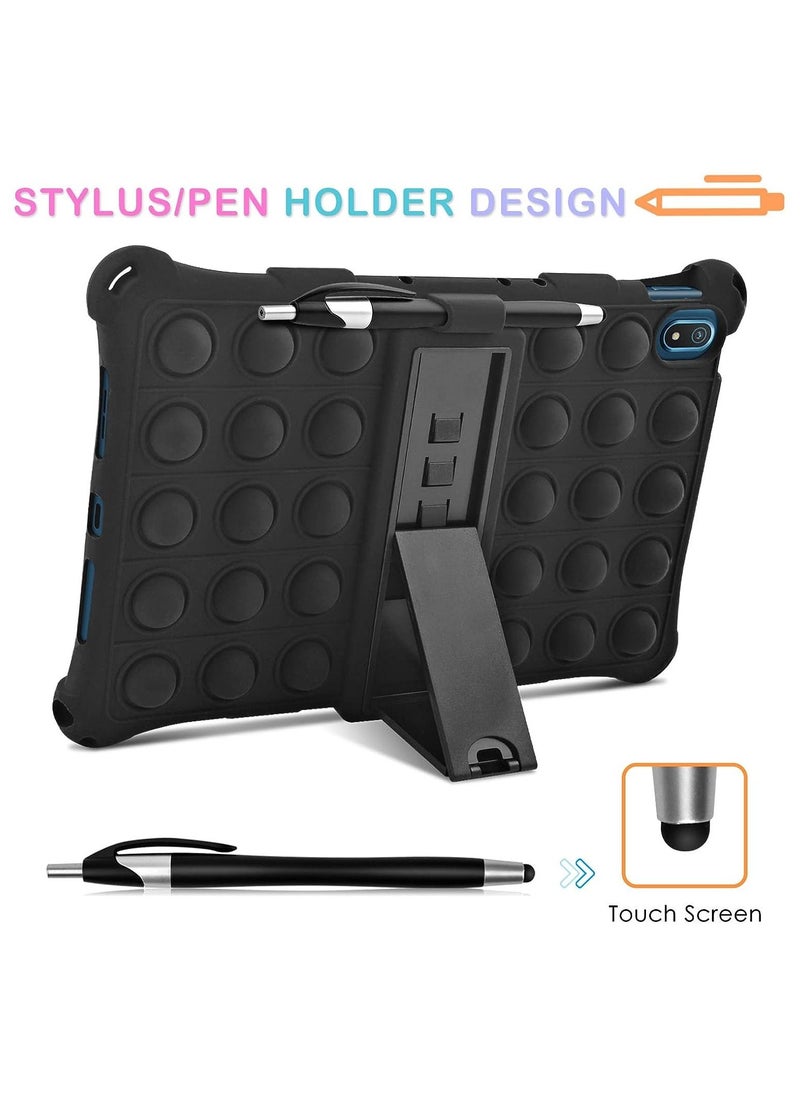 Generic - Nokia T20 10.4" Tablet Case 2021, Multi-Angle case, Kids Friendly Silicone Case for Nokia T20 (TA-1392) [Portable Strap & Stylus Pen & Pen Holder] - Image 1