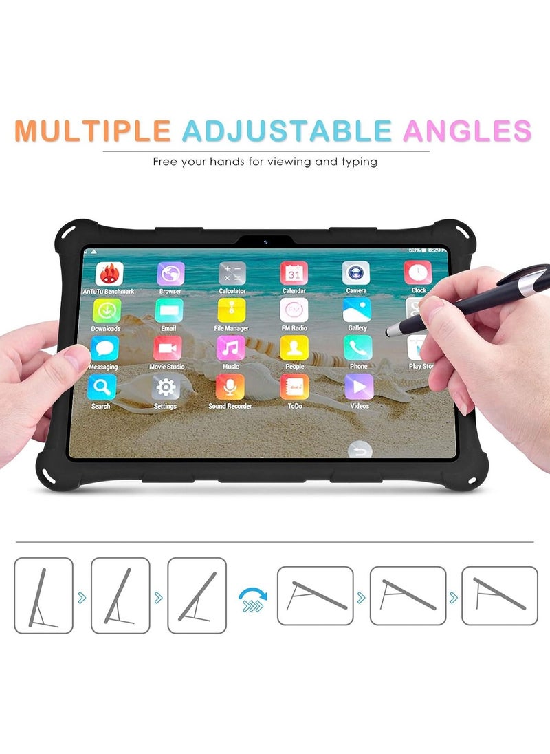 Generic - Nokia T20 10.4" Tablet Case 2021, Multi-Angle case, Kids Friendly Silicone Case for Nokia T20 (TA-1392) [Portable Strap & Stylus Pen & Pen Holder] - Image 1
