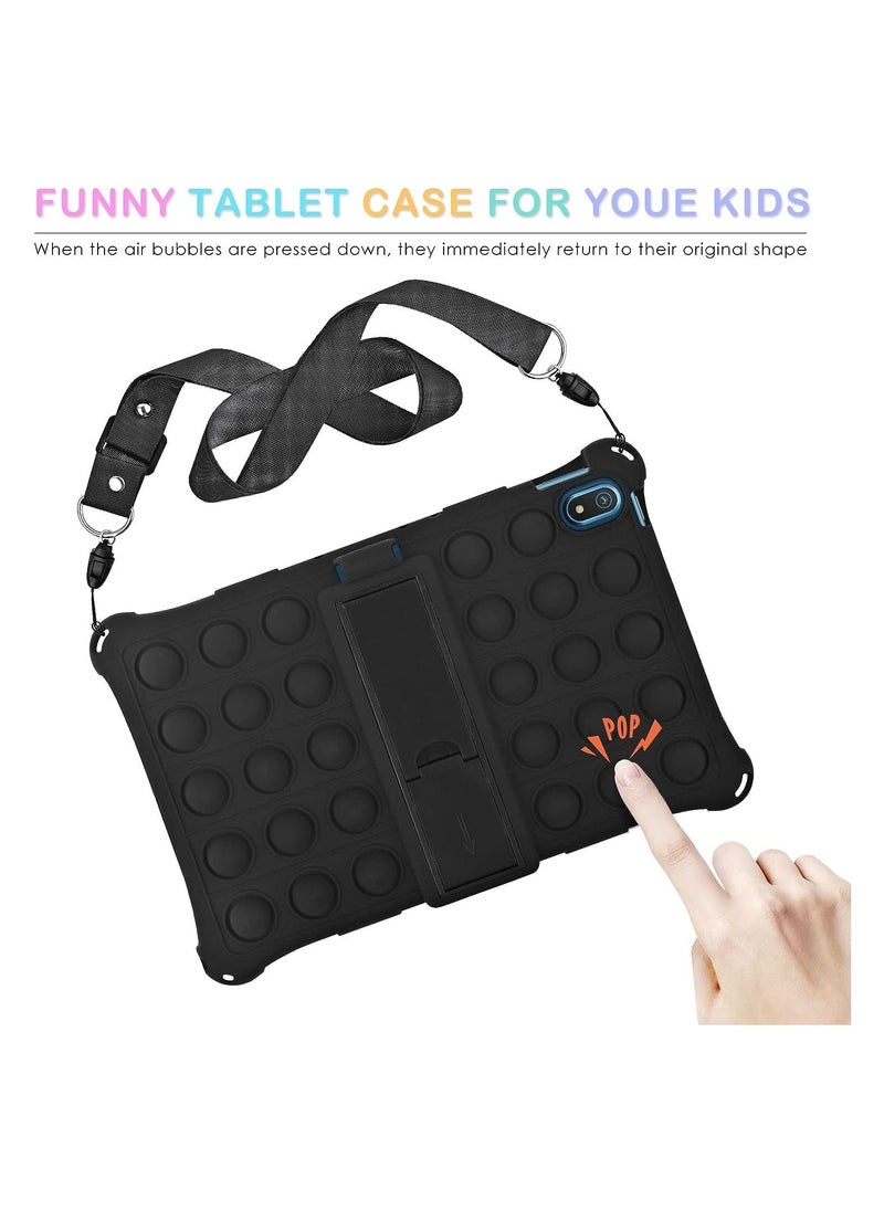 Generic - Nokia T20 10.4" Tablet Case 2021, Multi-Angle case, Kids Friendly Silicone Case for Nokia T20 (TA-1392) [Portable Strap & Stylus Pen & Pen Holder] - Image 1