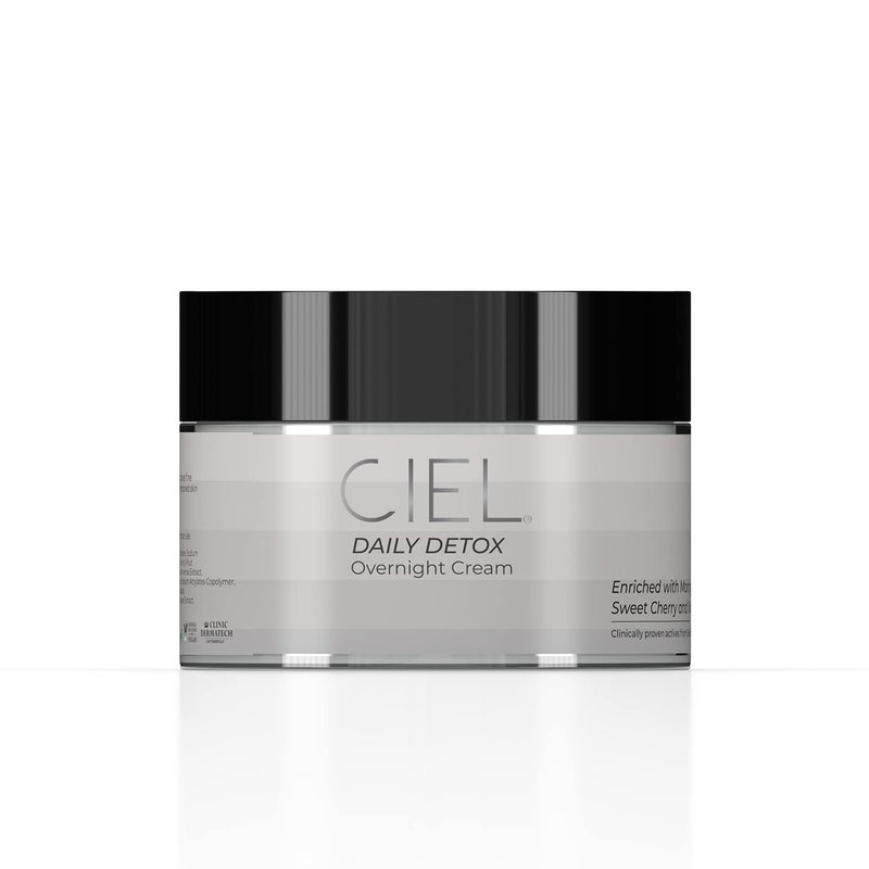 CIEL Daily Detox Overnight Cream  50 gm  For Dark Spots AntiAging and Replenished Skin  Daily Detox with CollagenBoosting  Deep Hydration  Night Cream for Women  Men  All Skin Types - Image 1