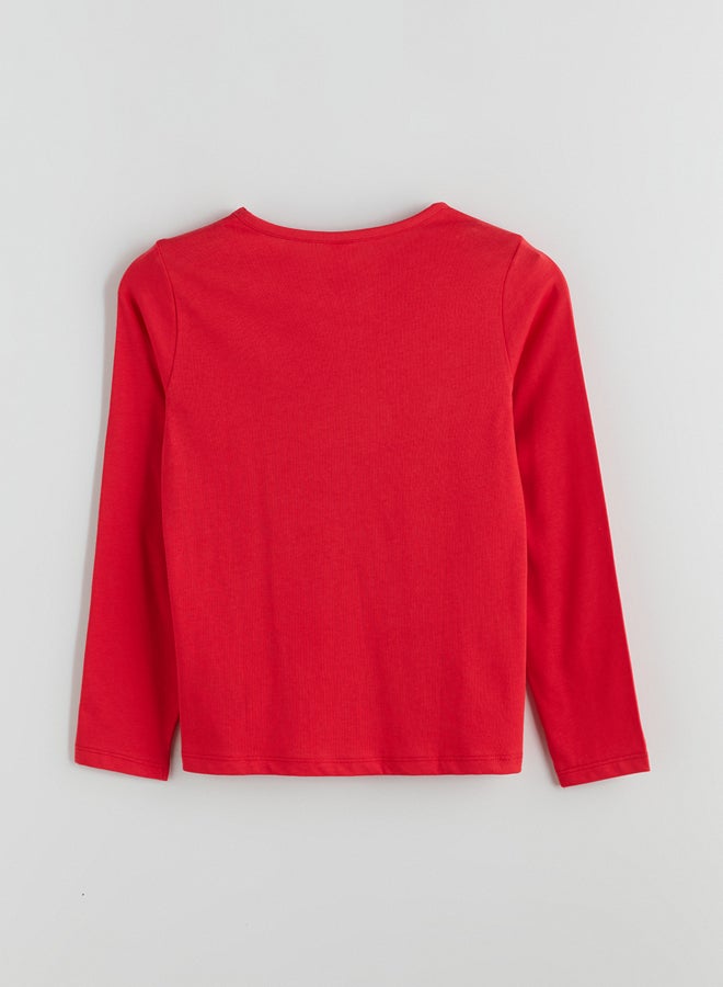 LC WAIKIKI Crew Neck Girls' T-Shirt - Image 3