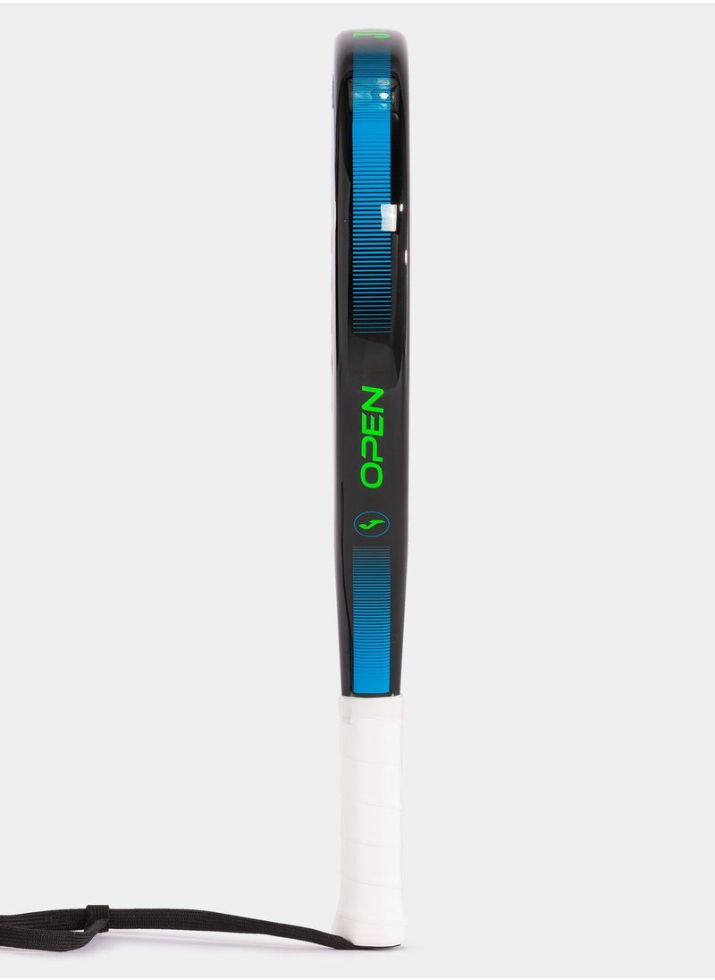 Joma - Joma Padel Racket Open Black Turquoise - Image 1