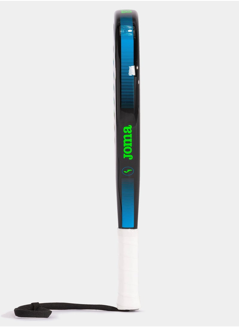 Joma - Joma Padel Racket Open Black Turquoise - Image 1