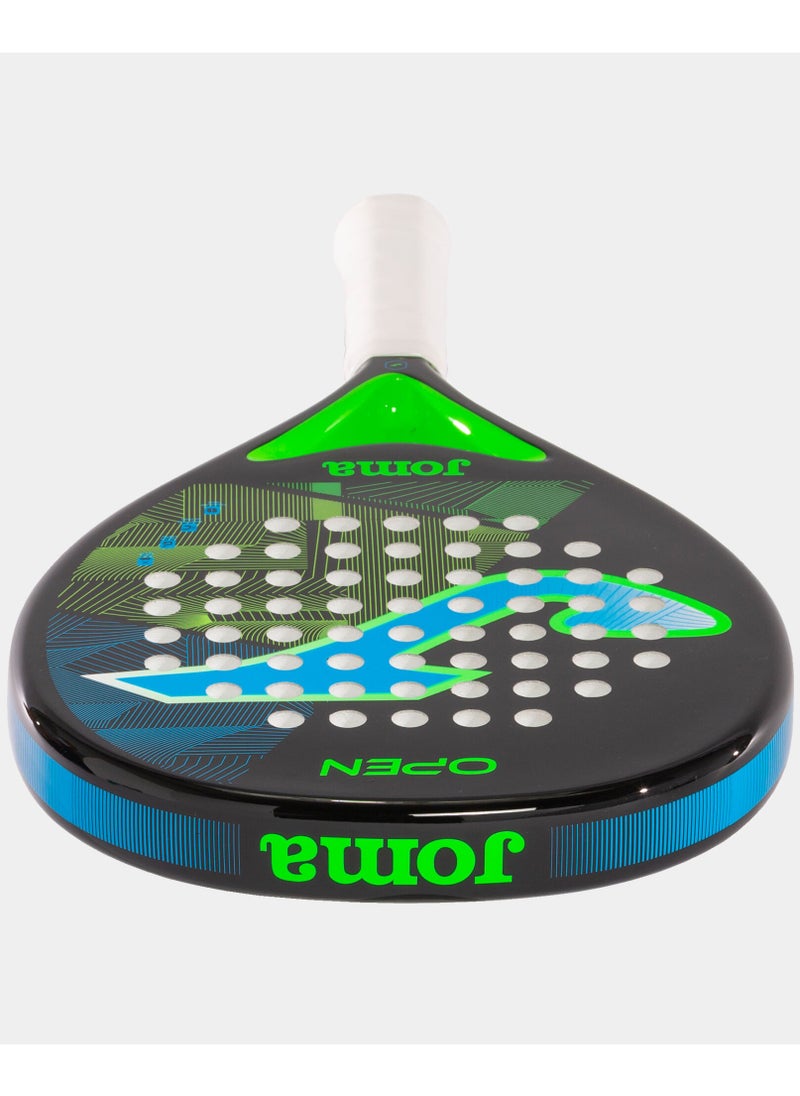Joma - Joma Padel Racket Open Black Turquoise - Image 1