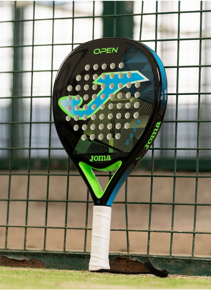 Joma - Joma Padel Racket Open Black Turquoise - Image 1