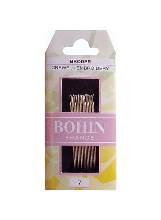 BOHIN 00718 Embroidery Needles Point 7 - Image 1