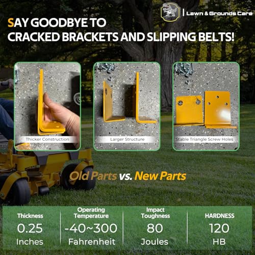 Bzcovac Upgraded 125255 Hydro Transmission Brackets Kit for Hustler Zero-Turn Mowers - New Thicker Brackets with Hardware, Includes 552564, 552565, 552566, 552567, OE Replacement Service Kit - Image 5