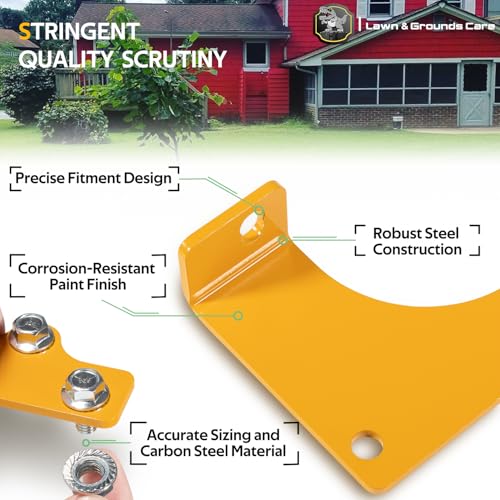 Bzcovac Upgraded 125255 Hydro Transmission Brackets Kit for Hustler Zero-Turn Mowers - New Thicker Brackets with Hardware, Includes 552564, 552565, 552566, 552567, OE Replacement Service Kit - Image 4