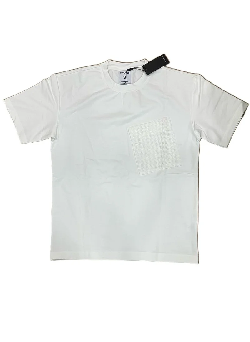 سناج فيس SnugFace The Big Pocket Basic Tshirts, White, SF15-2WHT-M