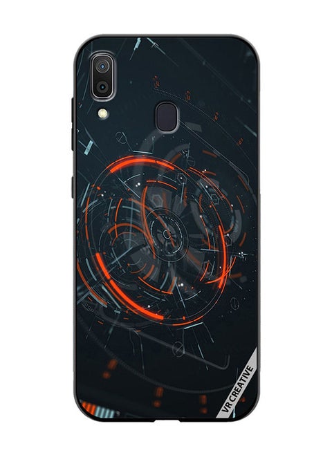 Protective Case Cover For Samsung Galaxy A30 Tech Design Multicolour