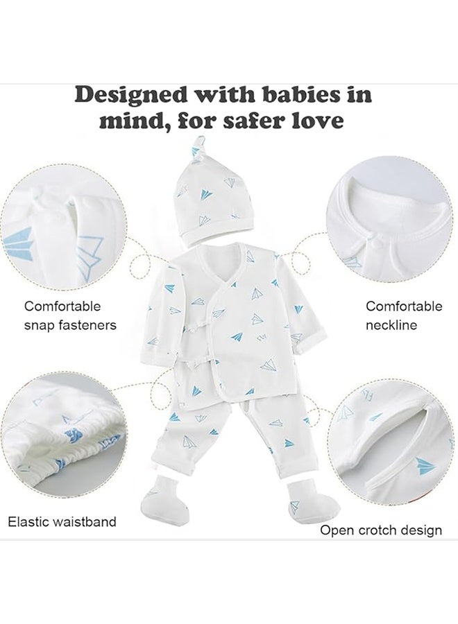 Beauenty 22pcs Newborn Baby Gifts Set Newborn Gifts Set Baby Girl Boys Gifts Premium Cotton Baby Clothes Accessories Set Fits Newborn To 3 Months - Image 3