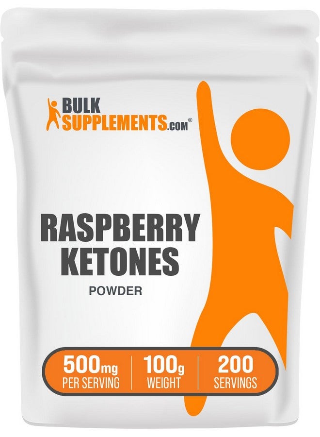 BulkSupplements.com Raspberry Ketones Powder - Raspberry Ketones Supplement, Antioxidant Source - for Energy Support, Gluten Free, 500mg per Serving, 100g (3.5 oz) (Pack of 1) - Image 1