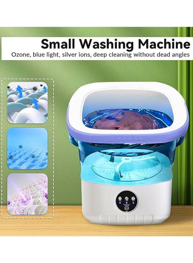 Chase Up Portable washing machine,Mini Washer, 12L upgraded large capacity foldable Washer, 3 Modes Timing Cleaning, for Socks, Baby Clothes, Towels and Small Items - Image 2