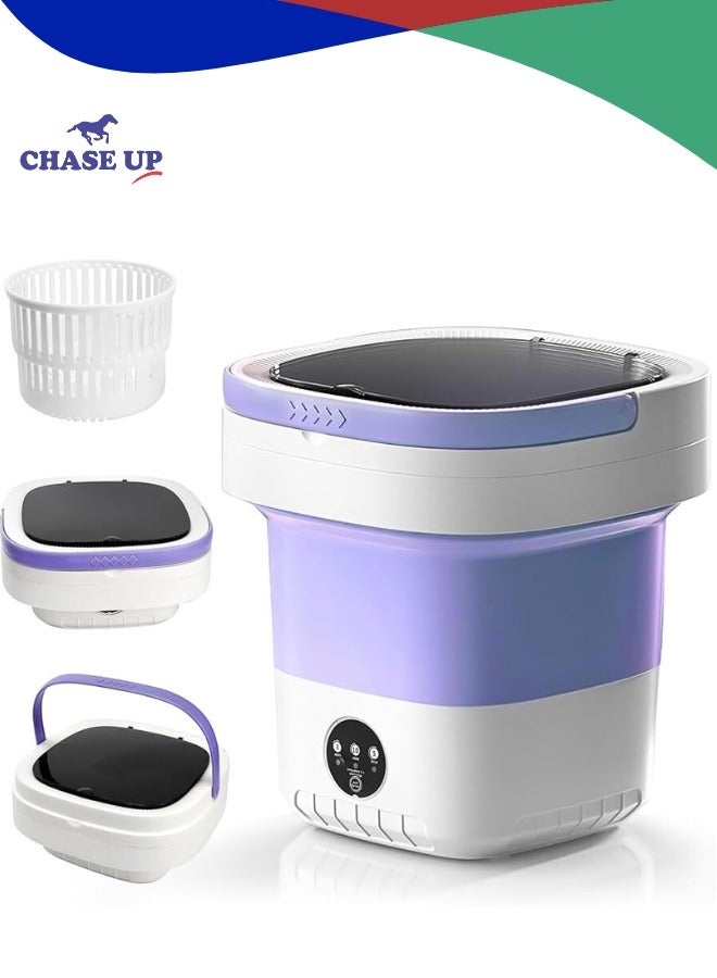 Chase Up Portable washing machine,Mini Washer, 12L upgraded large capacity foldable Washer, 3 Modes Timing Cleaning, for Socks, Baby Clothes, Towels and Small Items - Image 1