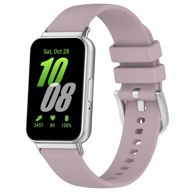 Suitable For Samsung Bracelet Galaxy Fit3 Silicone Strap Sm-R390 Steel Buckle Wrist Strap - Image 5