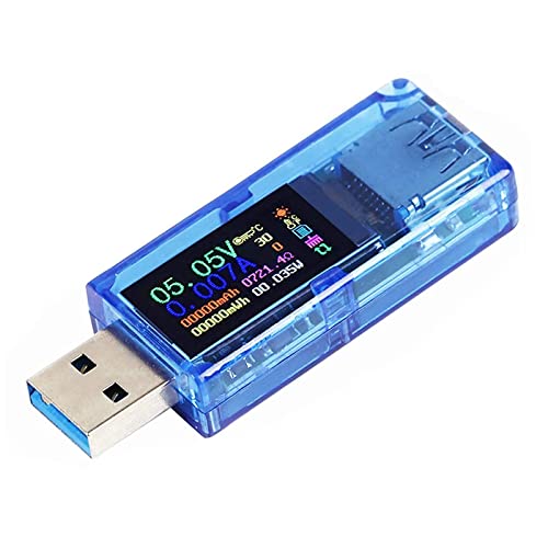 MakerHawk USB 3.0 Tester USB Power Meter 3.7-30V 0-4A Voltage Tester Multimeter USB Current Meter IPS Color Display Voltmeter Ammeter Charger Tester AT34 - Image 1