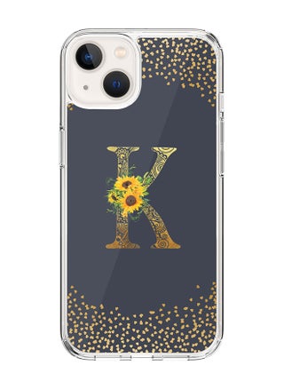 Classic Clear Case For iPhone 14 Plus, Hybrid Soft Case Thin Cover- Custom Monogram Initial Letter Mandala Floral Pattern Alphabet - K ( Grey) - pzsku/Z04ED4AD32C094A2D75A1Z/45/_/1704350819/3d4b6600-dd80-49e9-aa02-bbe34d311e01