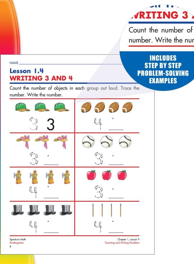 Spectrum Math Workbook, Grade K - Image 4