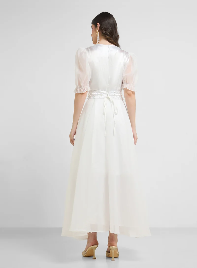 Khizana Puff Sleeve Dress