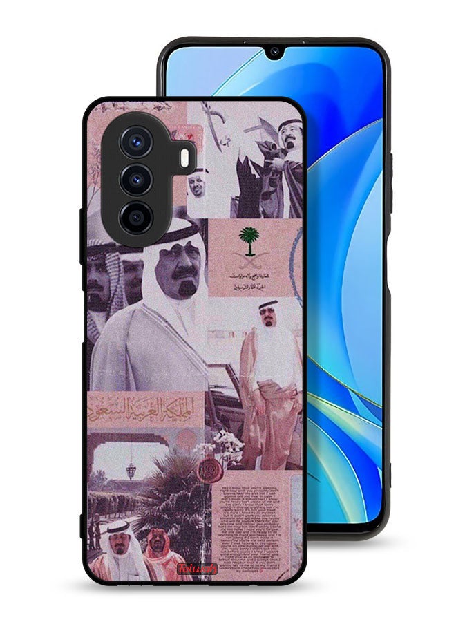 Tolwak غطاء واقي لهاتف هواوي نوفا Y70 - ملصق ملك عبدالله الكلاسيكي - Image 1