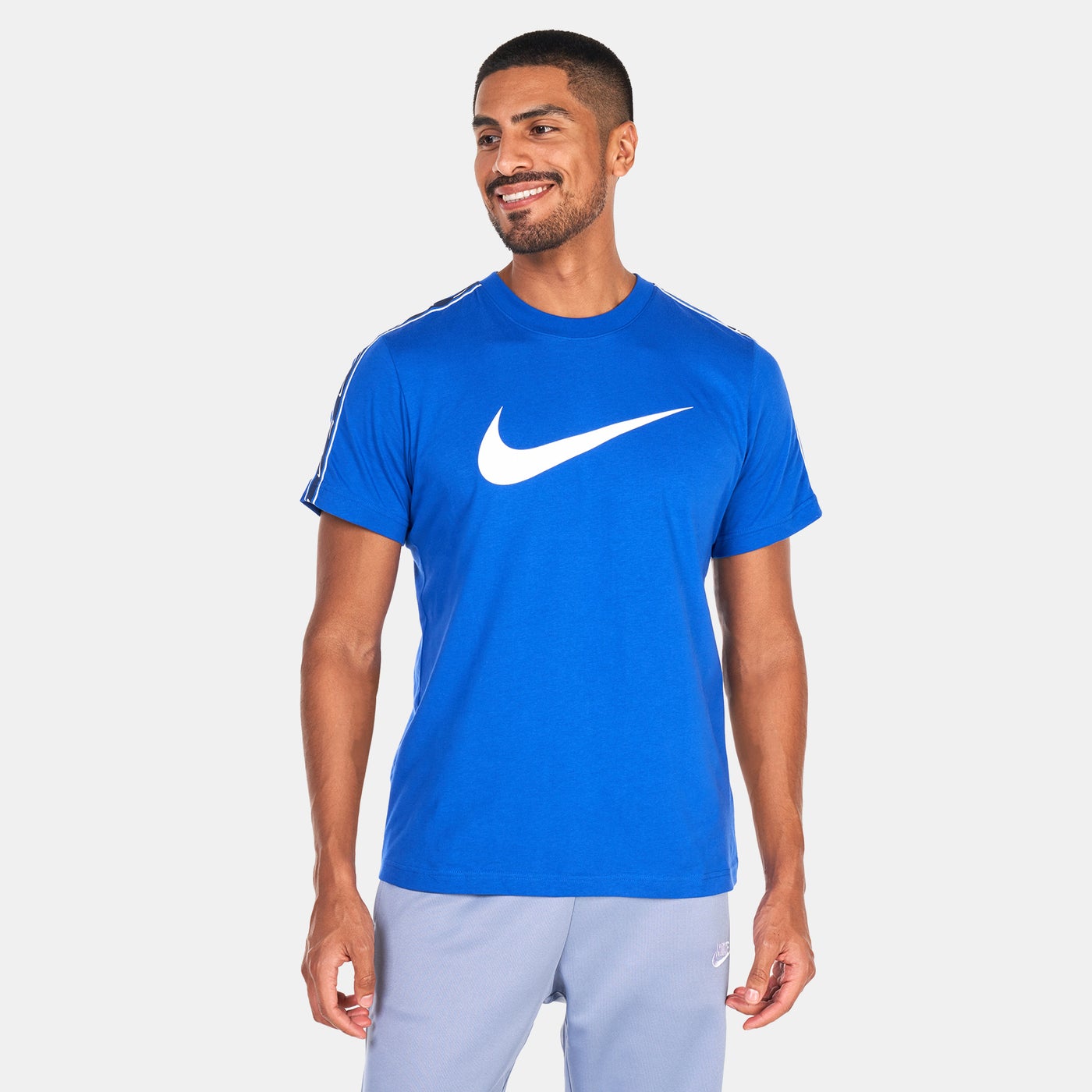 nike repeat t shirt blue