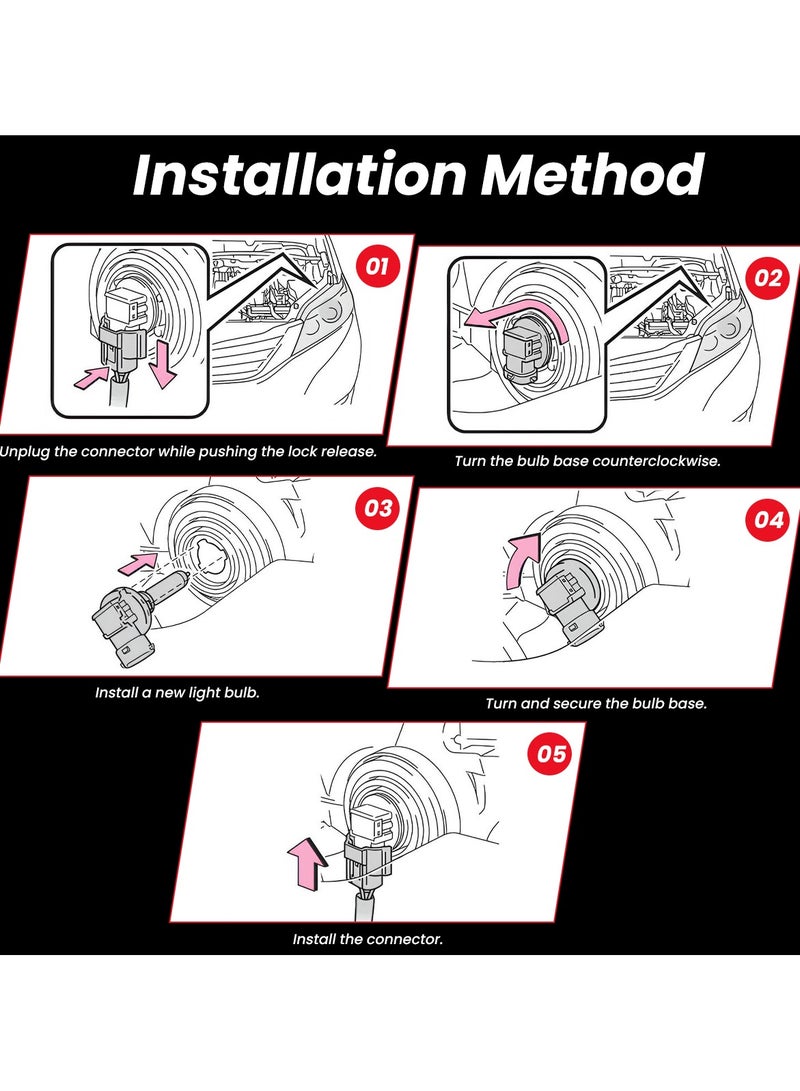 إسكدنيا لمبات هالوجين أمامية FEEMA 9005 12 فولت 65 وات للقيادة الليلية الفائقة مع هيكل زجاجي كوارتز ممتاز قطعتان BL10766 - Image 4