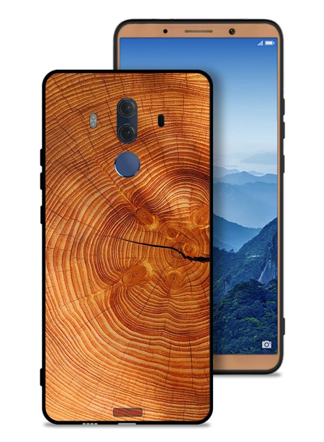 Tolwak Huawei Mate 10 Pro Protective Case Cover Crack Wood - Image 1
