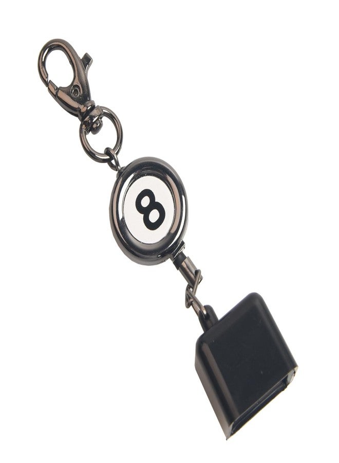 LAKE OF FIRE Billiard Chalk Holder，Pool Chalk Holder with Retractable Key Ring,Pool Table Accessories for Billiard Lovers(Square) - Image 1