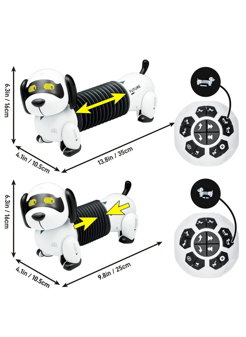 SYOSI - Robot Dog Remote Control Dachshund Dog Toy RC Interactive Smart Robotic Puppy Walking, Dancing, Following, Singing Programmable Electronic Pets with Sound, Gift for Boys Girls Above 3 - Image 1