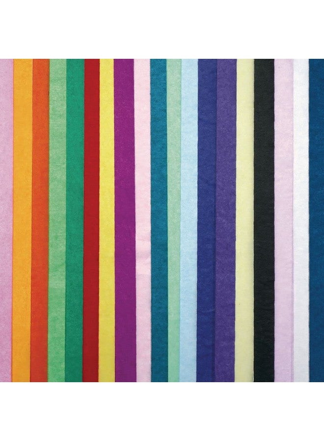 كولوريشنز مناديل فنية من Bleeding Art 100 ورقة مقاس 20 بوصة × 30 بوصة 20 لونًا متنوعًا ألوان مائية فنون مجمعة وحرف بديلة للطلاء بدون فوضى - Image 2