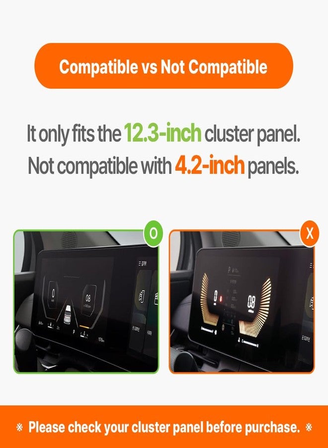 FICS Car Phone Holder for Kia Carnival 2025 2026 SX, SX Prestige Trim with 12.3” Cluster - Custom-Fit Mount for Seamless Display Integration, Interior Accessories for Navigation Use - Image 2
