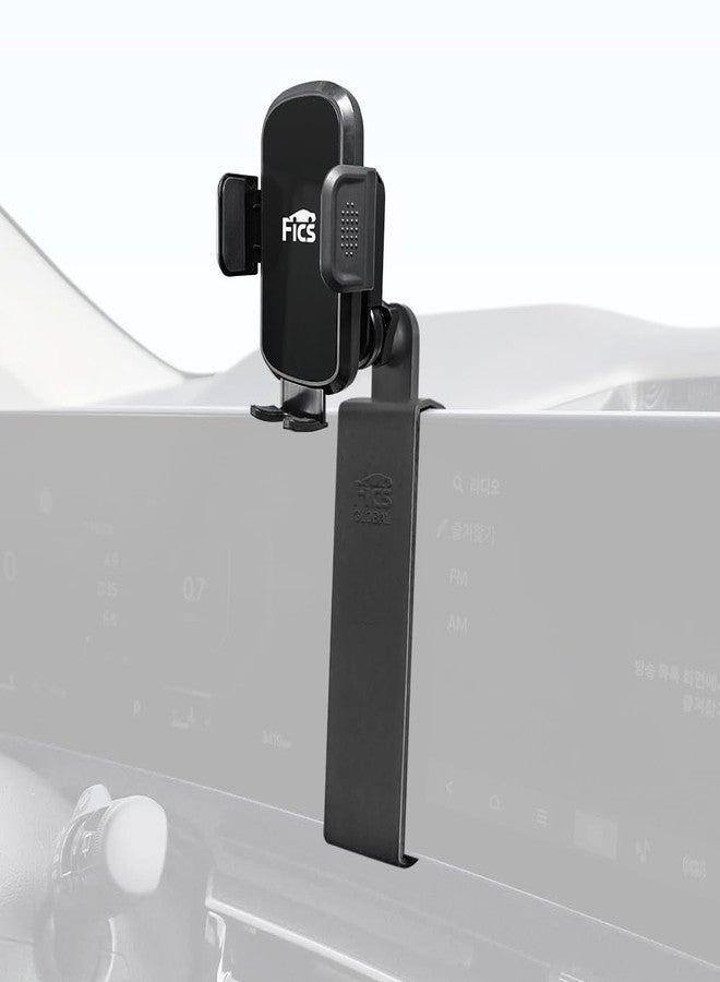 FICS Car Phone Holder for Kia Carnival 2025 2026 SX, SX Prestige Trim with 12.3” Cluster - Custom-Fit Mount for Seamless Display Integration, Interior Accessories for Navigation Use - Image 1