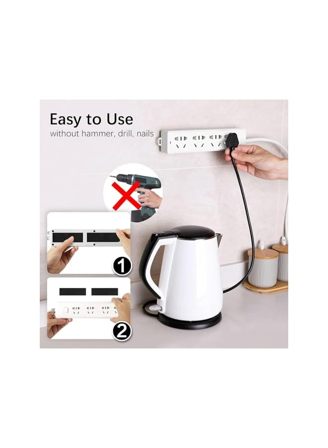PROMASS promass 12pc Hook and Loop Strip Tape, 1" x 4" Self Adhesive Sticky Back Double Sided Tape Heavy Duty Strong Reusable Wall Fastener Tape  - Image 5