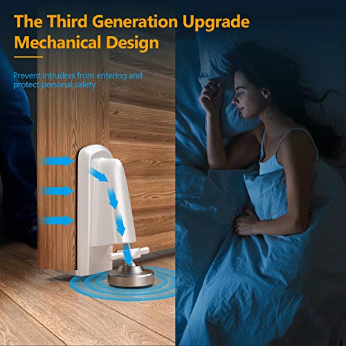Geanli Portable Door Jammer for Travel - Door Stoppers Security Anti Theft,Apartment Hotel Room Protection - Door Lock Stopper Security Device for Women/Homeowner/Children/Tourist Safety - Image 2