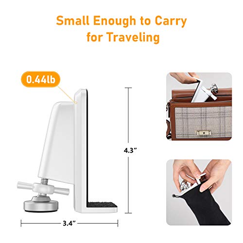 Geanli Portable Door Jammer for Travel - Door Stoppers Security Anti Theft,Apartment Hotel Room Protection - Door Lock Stopper Security Device for Women/Homeowner/Children/Tourist Safety - Image 3
