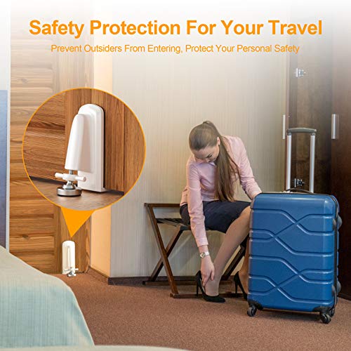 Geanli Portable Door Jammer for Travel - Door Stoppers Security Anti Theft,Apartment Hotel Room Protection - Door Lock Stopper Security Device for Women/Homeowner/Children/Tourist Safety - Image 4