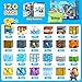 Toylogy 120 قطعة كتل مغناطيسية كبيرة - بناء عالم المغناطيس - إصدار سيف الجليد - ألعاب أطفال STEM حسية للأعمار 3-4-5-6-7-8 هدايا للأولاد والبنات من 3 إلى 8 سنوات - Image 4