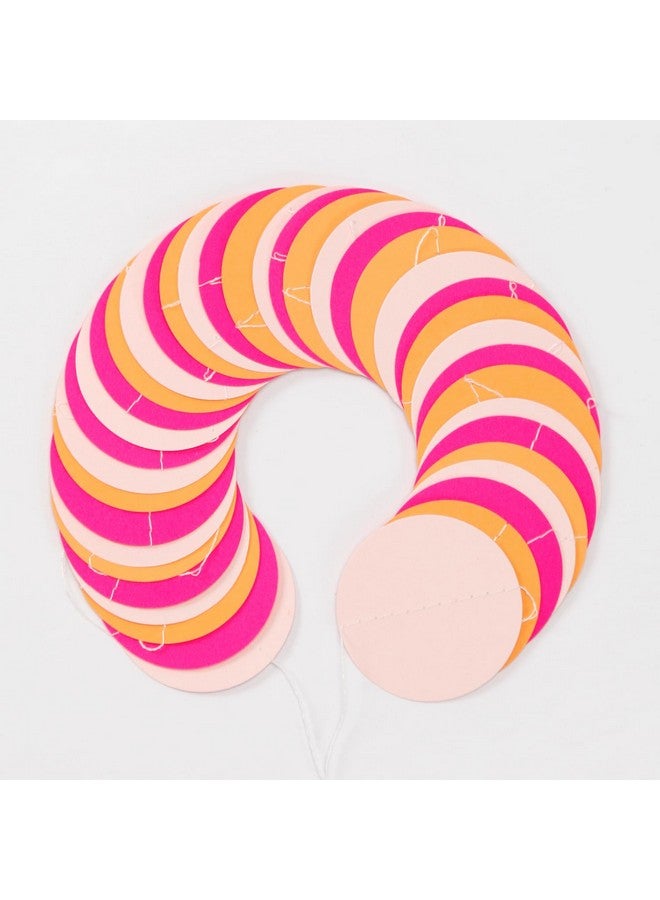 OURUOLA Hot-Pink Burnt-Orange Fall Party-Decorations Garland - 64Ft Birthday Baby Shower Paper Streamers Banner,Sunset Autumn Thanksgiving Bridal Wedding Graduation Backdrop Decor Ouruola - Image 3