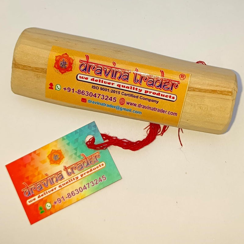 Dravinatrader Dravina Traders Original Chandan Sandalwood Stick Pure Mysore Sandal Lakdi for TilakHawanPujanBeauty Remedy as Face Pack 1