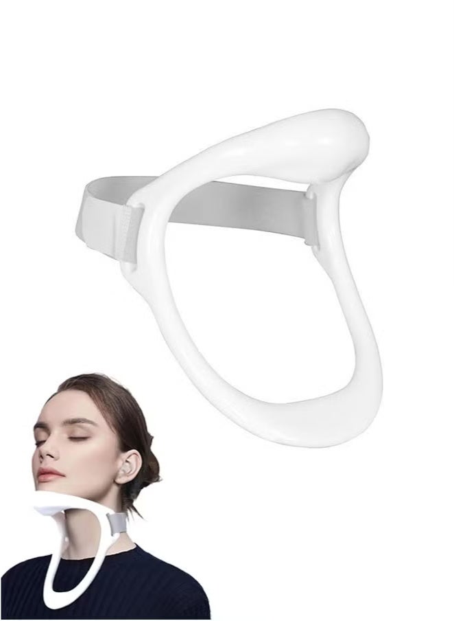PINKSAMA Neck Support Brace, Portable Adjustable Neck Brace for Cervical Pain Relief Correct Neck Posture Cervical Collar for Home Office - Image 1