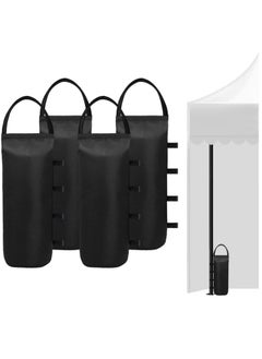 rocooart 112 LBS Extra Large Pop up Canopy Weights Sand Bags for Ez Pop up Canopy Tent Outdoor Instant Canopies, 4-Pack,Black (Without Sand) Dark Black  - Image 1