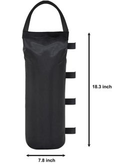 rocooart 112 LBS Extra Large Pop up Canopy Weights Sand Bags for Ez Pop up Canopy Tent Outdoor Instant Canopies, 4-Pack,Black (Without Sand) Dark Black  - Image 5
