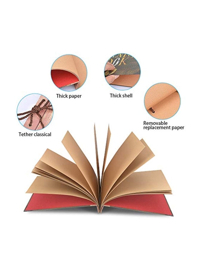 BBwill DIY Handmade Photo Album Scrapbook Green/Brown/Black - Image 4